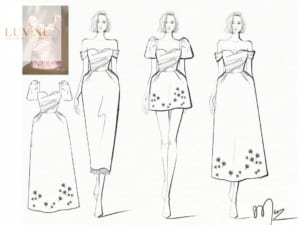 Ý Tưởng Và Cách Vẽ Váy Thời Trang Độc Đáo Cho Người Mới